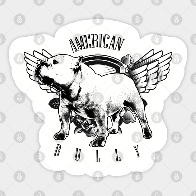 American Bully Sticker by Nartissima